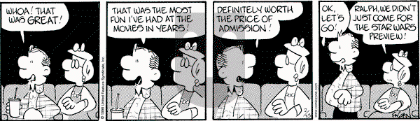 Drabble on Thursday February 25, 1999 Comic Strip