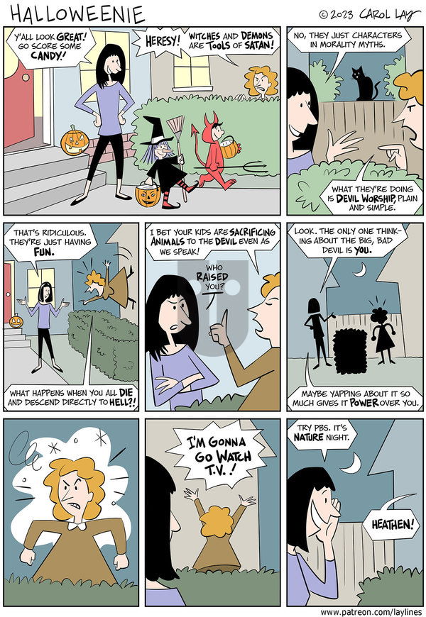Lay Lines on Monday October 30, 2023 Comic Strip