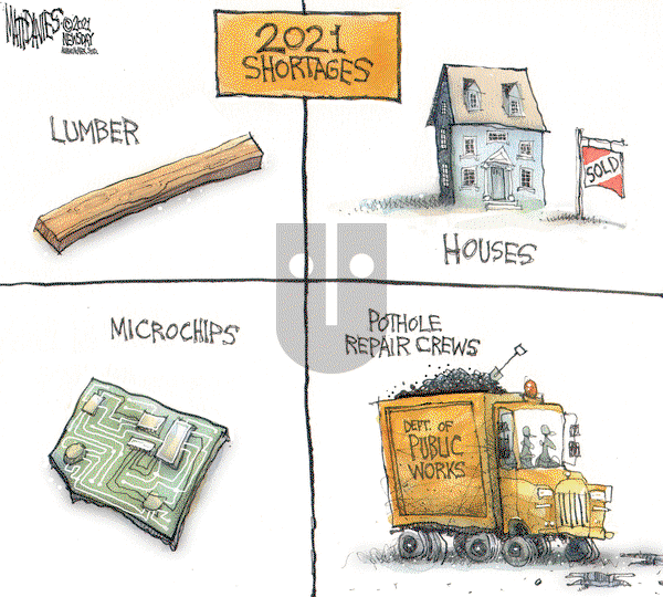 Matt Davies on Thursday July 15, 2021 Comic Strip