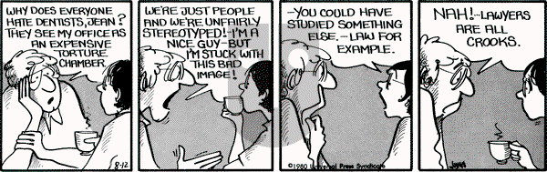 For Better or For Worse on Tuesday August 12, 1980 Comic Strip