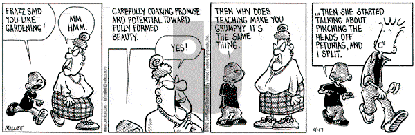 Frazz on Wednesday April 17, 2002 Comic Strip