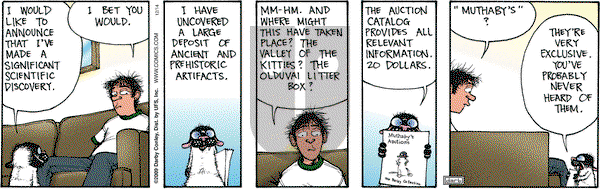 Get Fuzzy on Monday December 14, 2009 Comic Strip