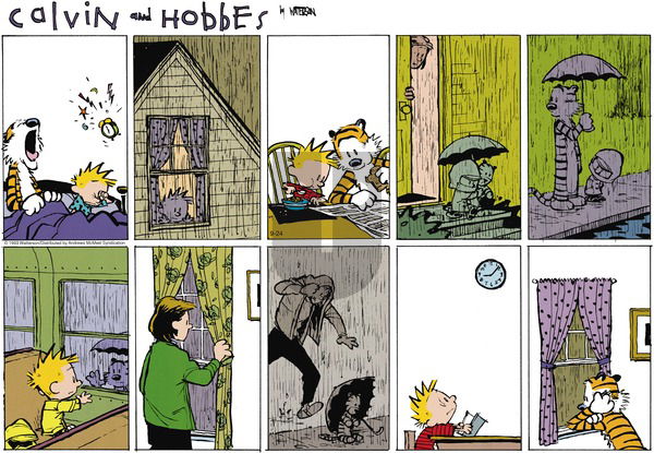 Calvin and Hobbes - Sunday September 24, 2023 Comic Strip