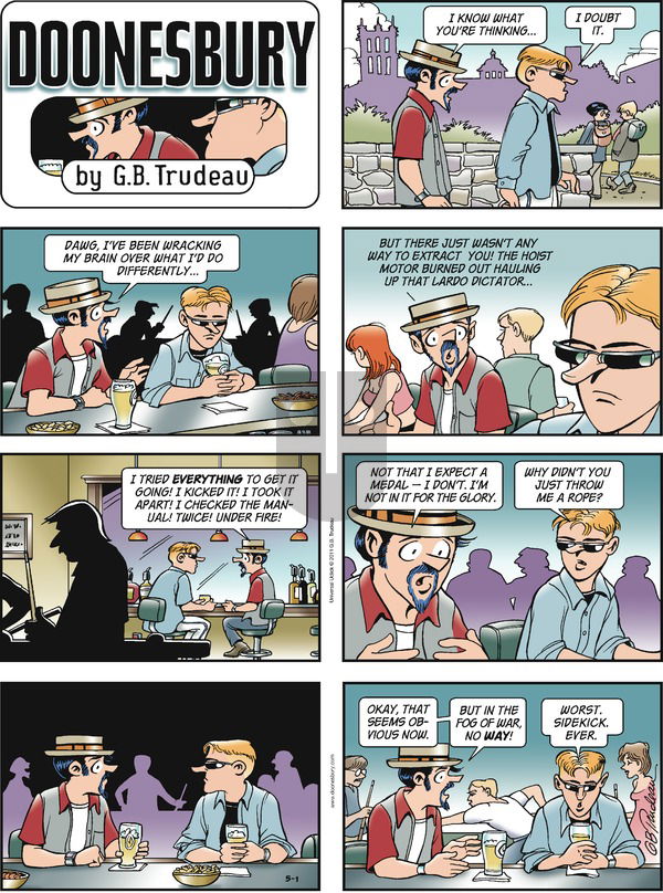 Doonesbury on Sunday May 1, 2011 Comic Strip