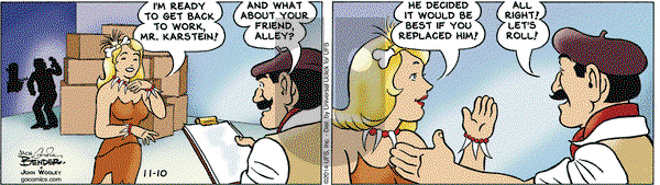 Alley Oop on Monday November 10, 2014 Comic Strip