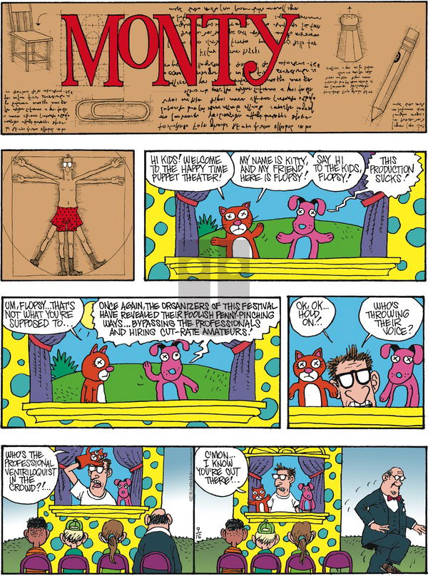 Monty on Sunday September 16, 2018 Comic Strip