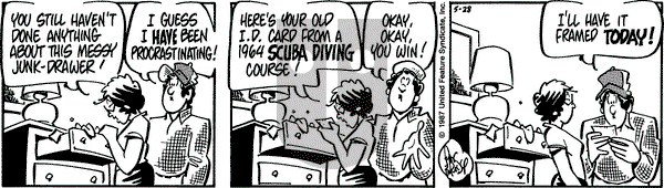 Rose is Rose on Thursday May 28, 1987 Comic Strip