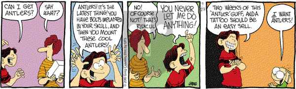 The Buckets on Thursday July 22, 2010 Comic Strip