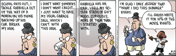 Frazz on Monday August 19, 2013 Comic Strip