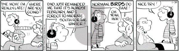 Drabble on Friday August 31, 2001 Comic Strip