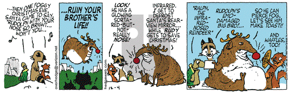 Over the Hedge on Monday December 4, 2006 Comic Strip