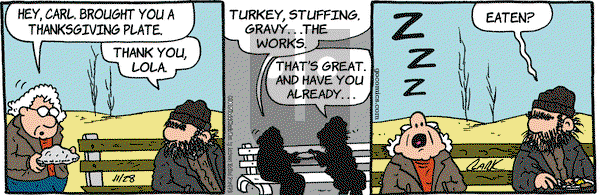 Lola on Thursday November 28, 2019 Comic Strip