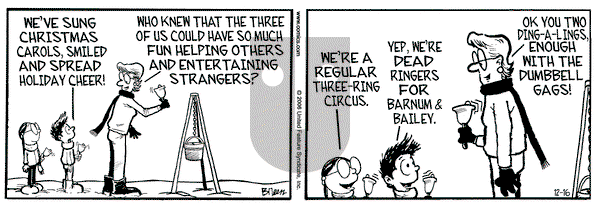 Grand Avenue on Saturday December 16, 2006 Comic Strip