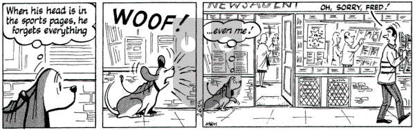Fred Basset on Tuesday February 15, 2005 Comic Strip