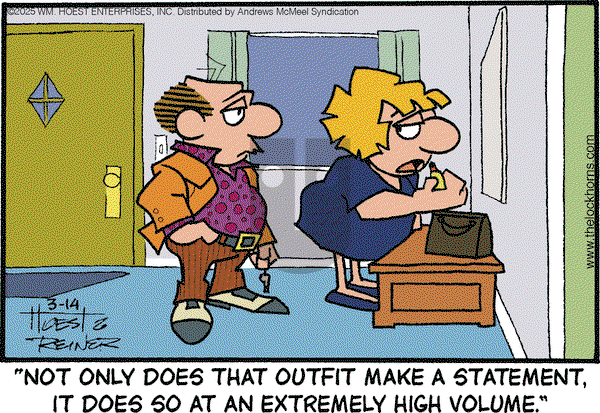 The Lockhorns on Friday March 14, 2025 Comic Strip