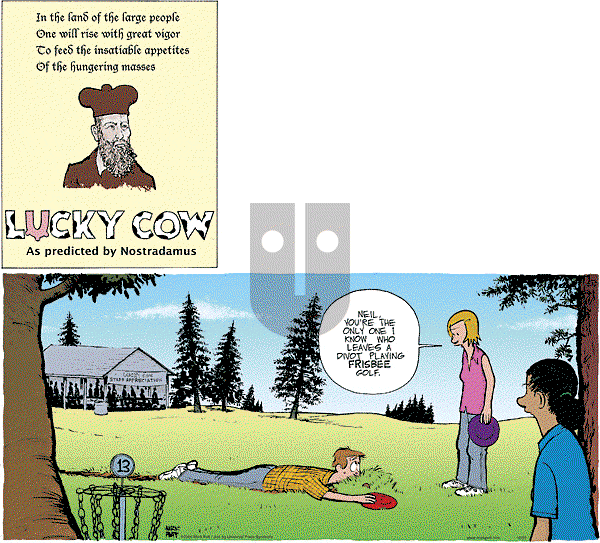Lucky Cow on Sunday October 22, 2006 Comic Strip