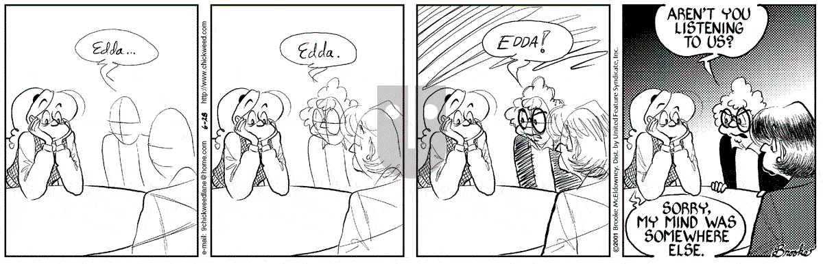 9 Chickweed Lane - Thursday June 28, 2001 Comic Strip