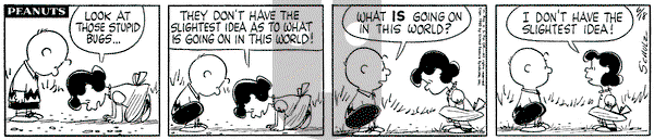 Peanuts - Saturday June 18, 1960 Comic Strip