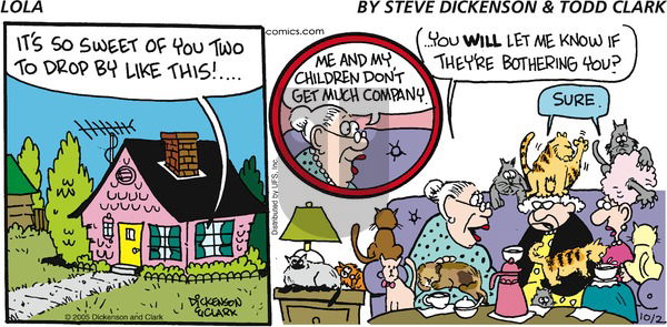 Lola - Sunday October 2, 2005 Comic Strip