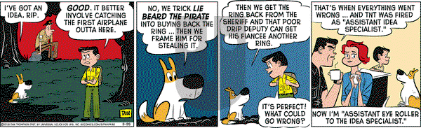Rip Haywire on Saturday March 26, 2016 Comic Strip