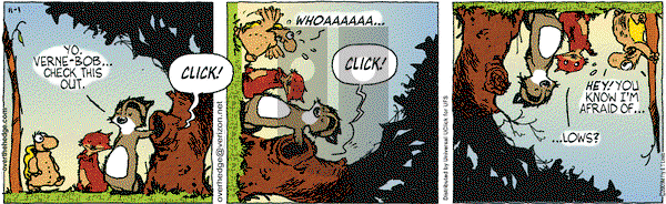 Over the Hedge on Tuesday November 1, 2011 Comic Strip