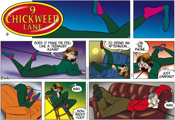 9 Chickweed Lane on Sunday November 3, 2002 Comic Strip