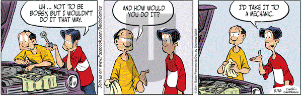 Baldo on Friday September 16, 2011 Comic Strip