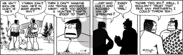 Alley Oop on Thursday January 15, 1976 Comic Strip