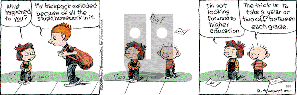 Cul de Sac - Saturday October 1, 2011 Comic Strip