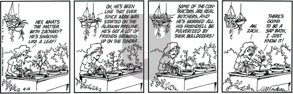 Doonesbury on Tuesday April 15, 1975 Comic Strip