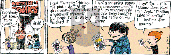 Cul de Sac on Saturday July 25, 2015 Comic Strip