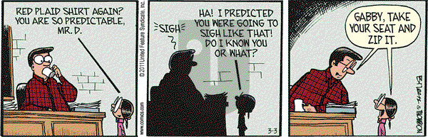 Grand Avenue on Thursday March 3, 2011 Comic Strip