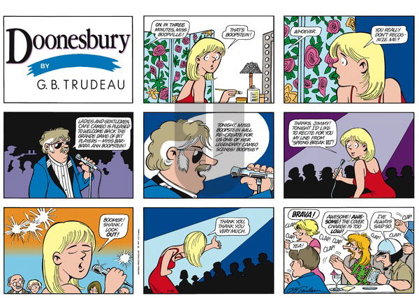 Doonesbury on Sunday January 12, 1997 Comic Strip