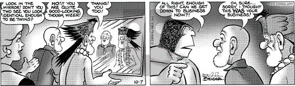 Alley Oop on Saturday October 7, 2006 Comic Strip