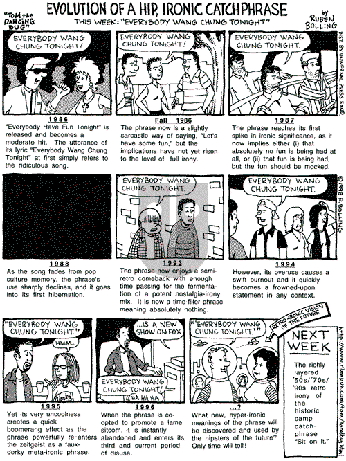 Tom the Dancing Bug on Sunday September 6, 1998 Comic Strip