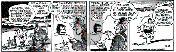 Alley Oop on Thursday December 13, 1956 Comic Strip