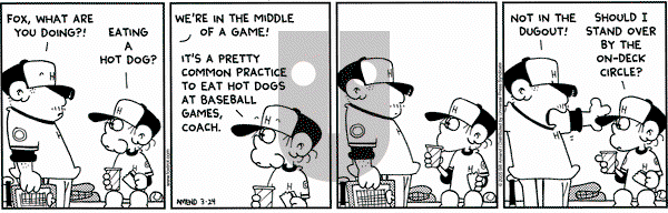 FoxTrot on Thursday March 24, 2005 Comic Strip