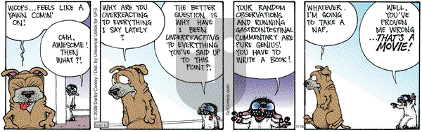 Get Fuzzy on Friday November 18, 2011 Comic Strip