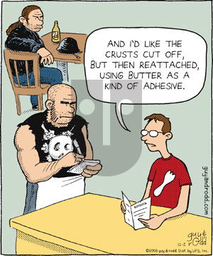 Brevity on Tuesday December 2, 2008 Comic Strip