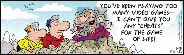 Frank and Ernest on Thursday March 15, 2018 Comic Strip