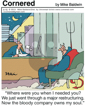 Cornered on Monday April 15, 2013 Comic Strip