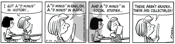 Peanuts on Tuesday March 23, 1982 Comic Strip