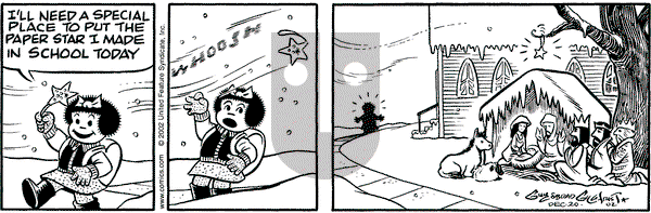 Nancy on Friday December 20, 2002 Comic Strip