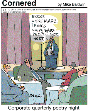 Cornered on Wednesday June 1, 2011 Comic Strip