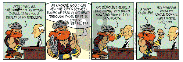 Ink Pen - Saturday July 12, 2008 Comic Strip