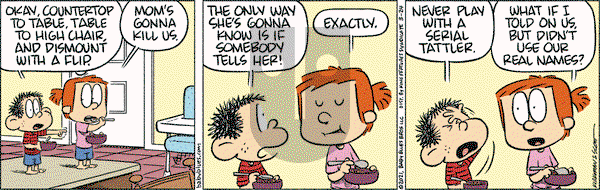 Baby Blues on Wednesday March 24, 2021 Comic Strip