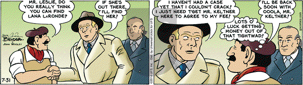 Alley Oop on Thursday July 31, 2014 Comic Strip