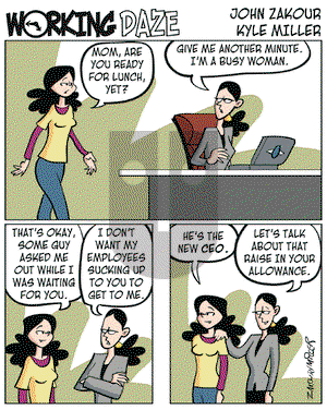 Working Daze on Thursday March 2, 2006 Comic Strip