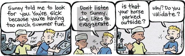 JumpStart on Tuesday August 18, 2015 Comic Strip