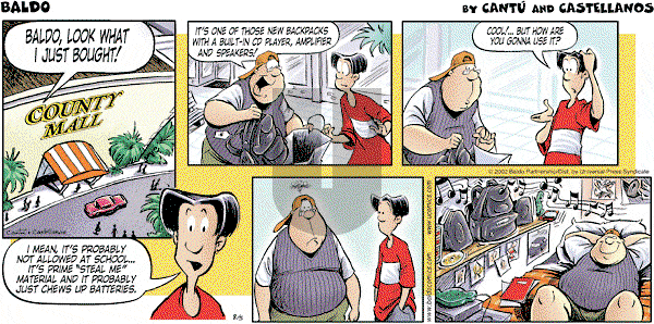 Baldo - Sunday August 5, 2007 Comic Strip